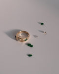 Jade and Diamond Signet