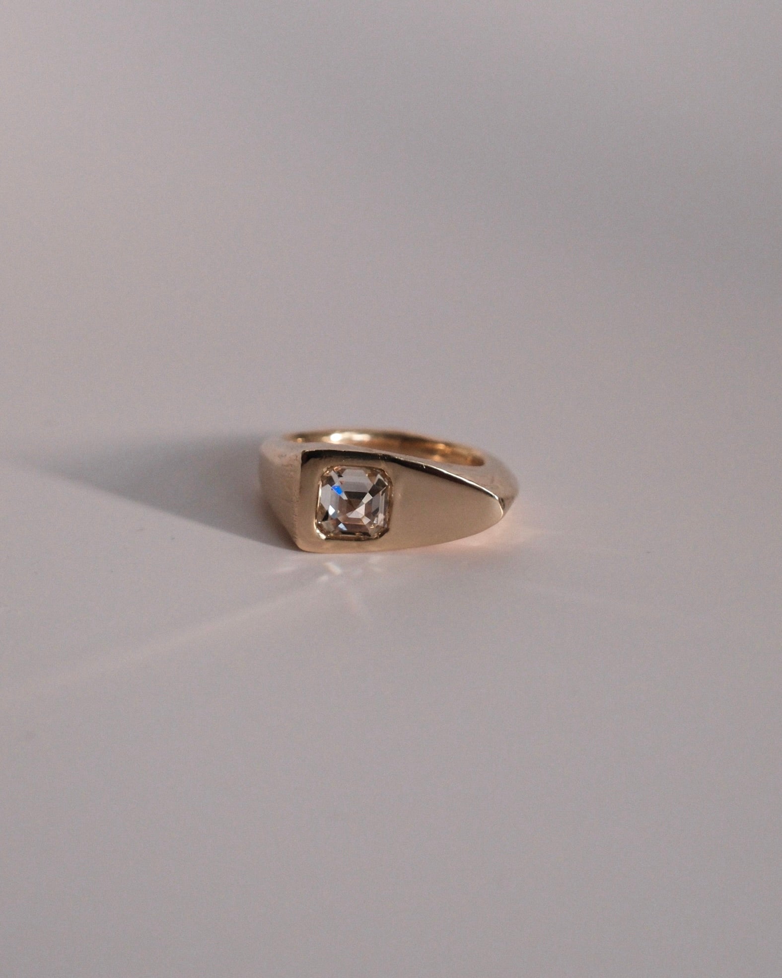 Diamond "Boat" Ring