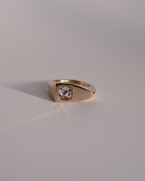 Diamond "Boat" Ring