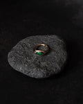 Pear and Diamond Jade Ring