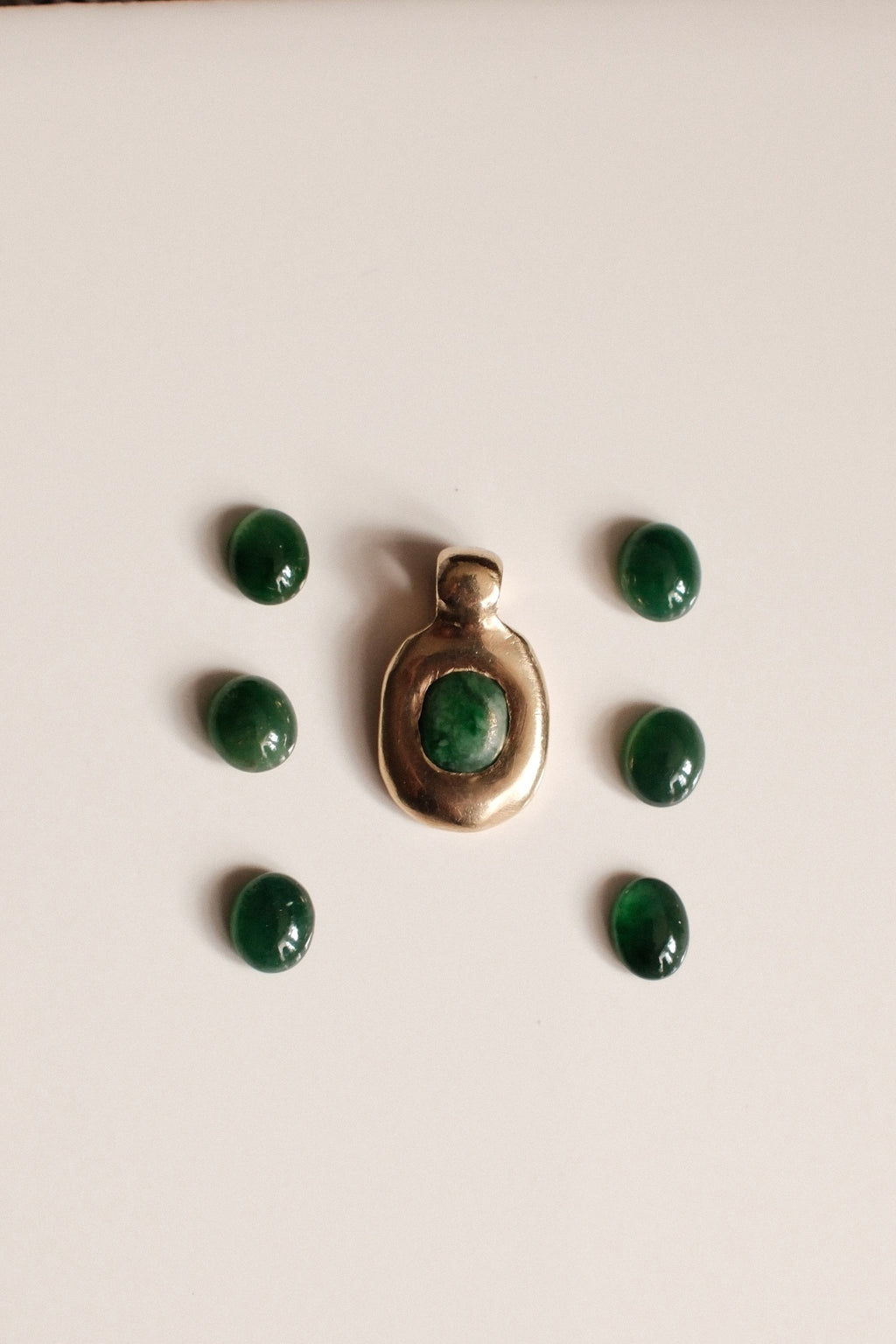 Jade Pebble Pendant