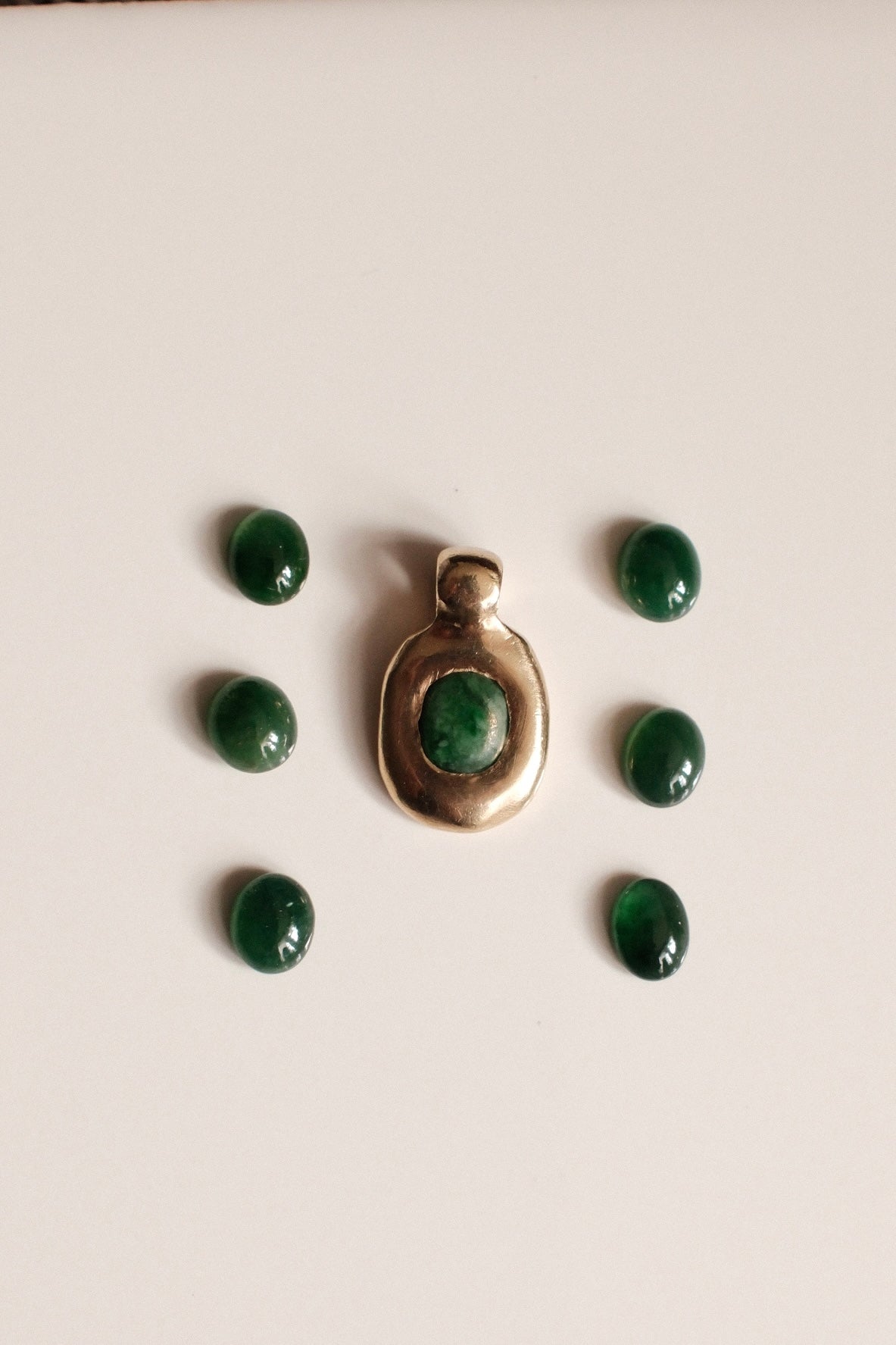 Jade Pebble Pendant