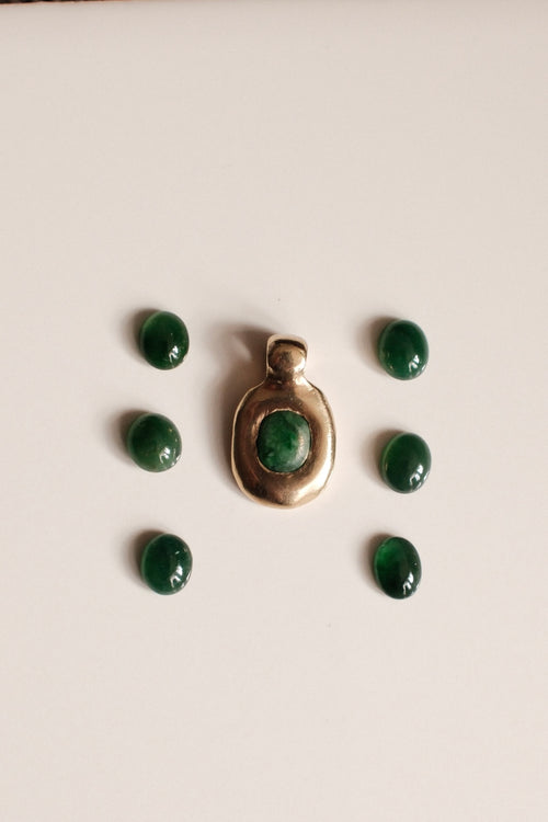 Jade Pebble Pendant