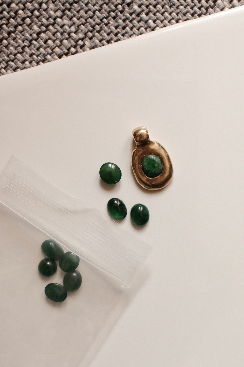 Jade Pebble Pendant