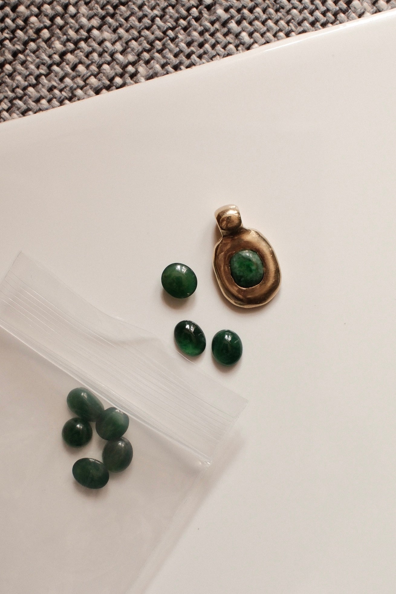Jade Pebble Pendant