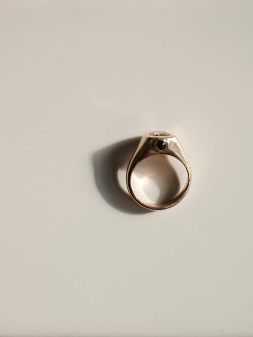 Jade and Diamond "Robot Ring"