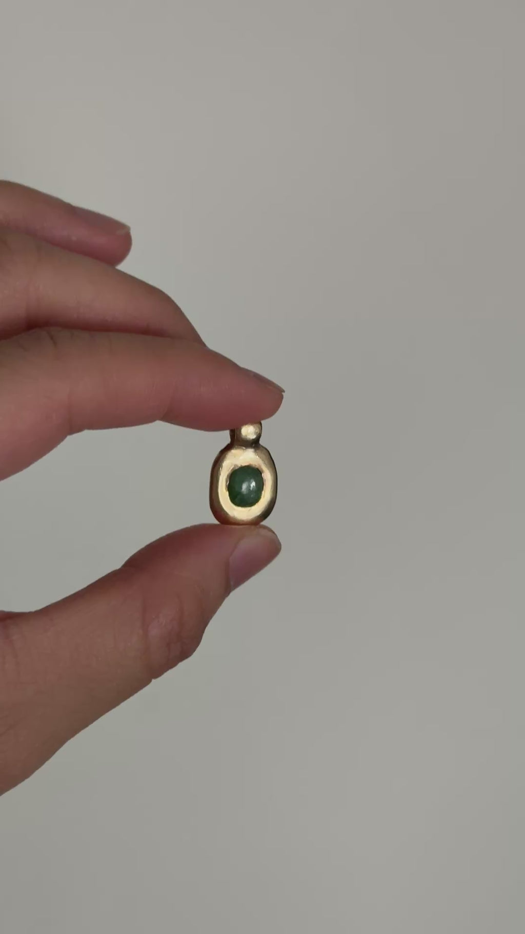 Jade Pebble Pendant