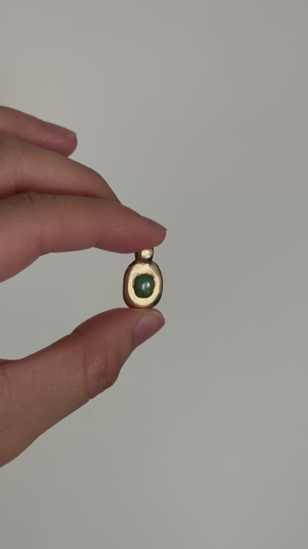 Jade Pebble Pendant